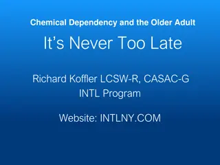 Understanding Chemical Dependency in Older Adults