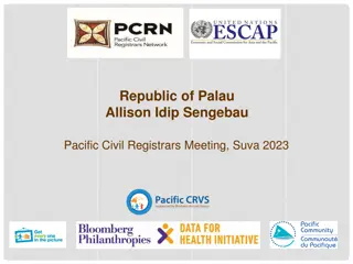 Vital Statistics and Civil Registration Challenges in Palau