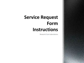 Guide to Digitally Signing and Submitting Service Request Forms for Core Laboratories