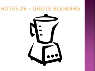 Effective Techniques for Blending Quotes in Writing.