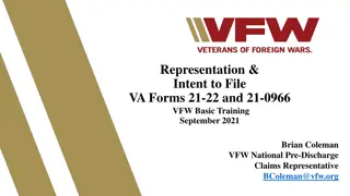 VA Benefits Representation and Eligibility Information