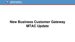 Enhancements to Business Customer Gateway Interface