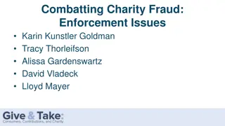 Strategies for Combatting Charity Fraud: Insights and Enforcement Approaches