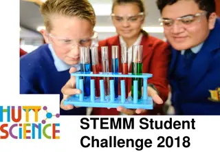 STEMM Student Challenge 2018 - Junior Section Round 1 Questions and Answers