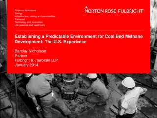 Coal Bed Methane Development: Potential, Challenges, and Environment