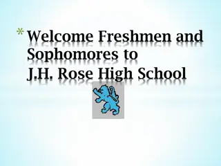 Future-Ready Graduation Requirements and Counseling Services at J.H. Rose High School