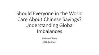 Understanding Global Imbalances and Chinese Savings