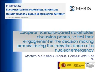 Stakeholder Engagement in Nuclear Emergency Response