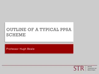 A Typical PPSA Scheme by Professor Hugh Beale