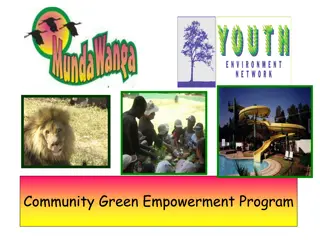 Community Green Empowerment Program for Sustainable Environmental Education