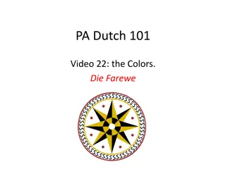 Learning Colors in Pennsylvania Dutch: Video Lessons and Practice Questions