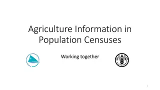 Importance of Agriculture Information in Population Censuses