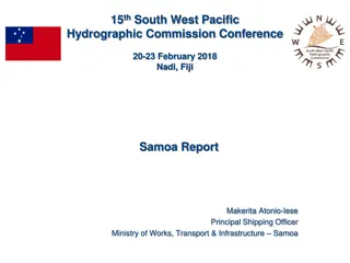 15th South West Pacific Hydrographic Commission Conference 2018 in Nadi, Fiji