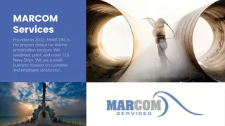 MARCOM - Leading Marine Preservation Services Provider