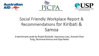 Benchmark Study on Socially Friendly Workplace in Kiribati & Samoa