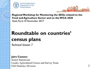 Regional Workshop for Monitoring the SDGs Related to Food and Agriculture Sector in WCA 2020