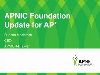 APNIC Foundation Update and Grant Overview