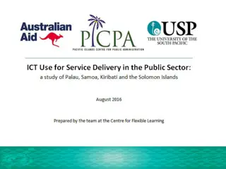 Enhancing Service Delivery in Pacific Island Countries Through ICTs