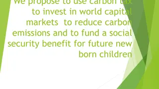 Carbon Tax Investment Strategy for Future Generations