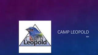 Camp Leopold Trip Information and Guidelines