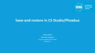 Enhancing Save and Restore Functionality in CS Studio/Phoebus