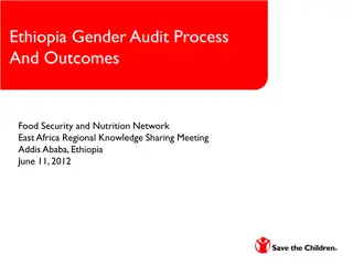 Gender Audit Process for Enhancing Inclusion and Equality