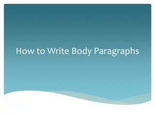 Mastering Body Paragraphs in Essay Writing