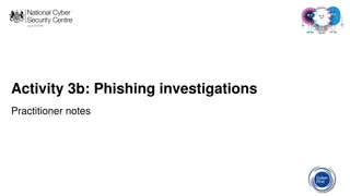 Cybersecurity Awareness: Phishing Investigations Practitioner Notes and Game Instructions