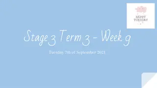 Engaging Activities for Week 9 Tuesday, 7th of September 2021