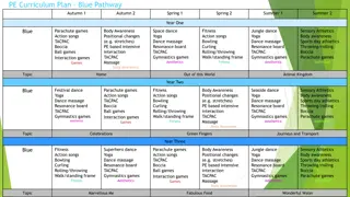 Comprehensive Overview of PE Curriculum Plans in Blue and Green Pathways for Primary Education