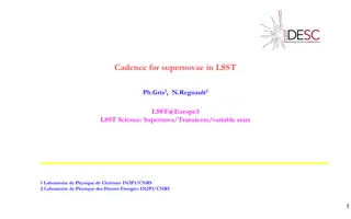 Cadence for Supernovae in LSST and Dark Energy Hubble Diagrams