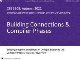 Building Connections and Compiler Phases in College: Networking Strategies