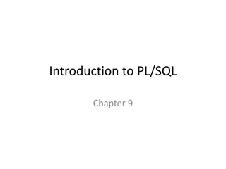 Understanding PL/SQL Benefits and Objectives