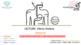 Cholera: Epidemiology, Microbiology, and Clinical Features