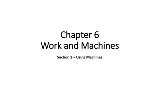 Machines: Making Work Easier and Mechanical Advantage