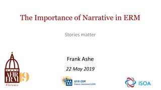 The Power of Narrative in ERM and Economics