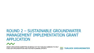 Sustainable Groundwater Management Grant Applications Update