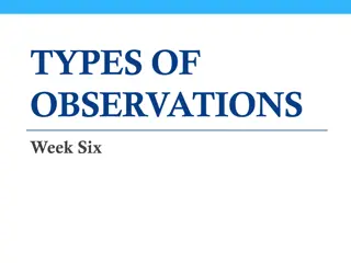 Types of Observations in Child Development