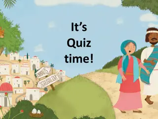 Quiz Time - Test Your Knowledge with Biblical Trivia Questions