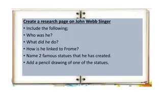 John Webb Singer: Celebrated Sculptor and Artist Linked to Frome