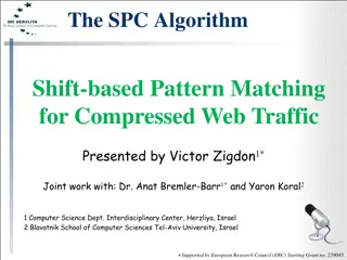 SPC Algorithm: Shift-based Pattern Matching for Compressed Web Traffic