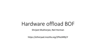 Hardware Offload BoF Discussion at Netdev01