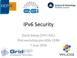 IPv6 Security and Threats Workshop Summary