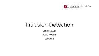 Intrusion Detection and Prevention Systems