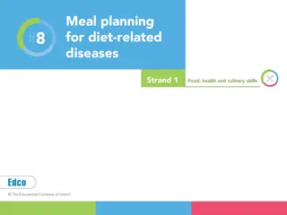 Healthy Eating Guidelines for Common Health Conditions