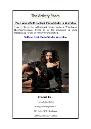 Professional Self-Portrait Photo Studio in Waterloo