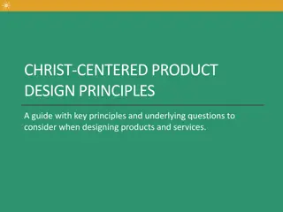 Christ-Centered Product Design Principles Guide