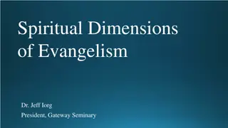 Biblical Images of Evangelism - Insights and Reflections