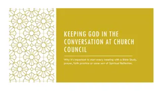 Importance of Spiritual Reflection in Church Council Meetings