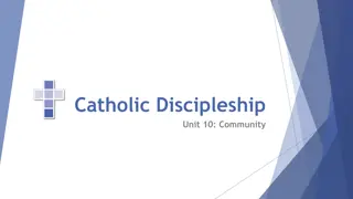 Community in Catholic Discipleship Unit 10